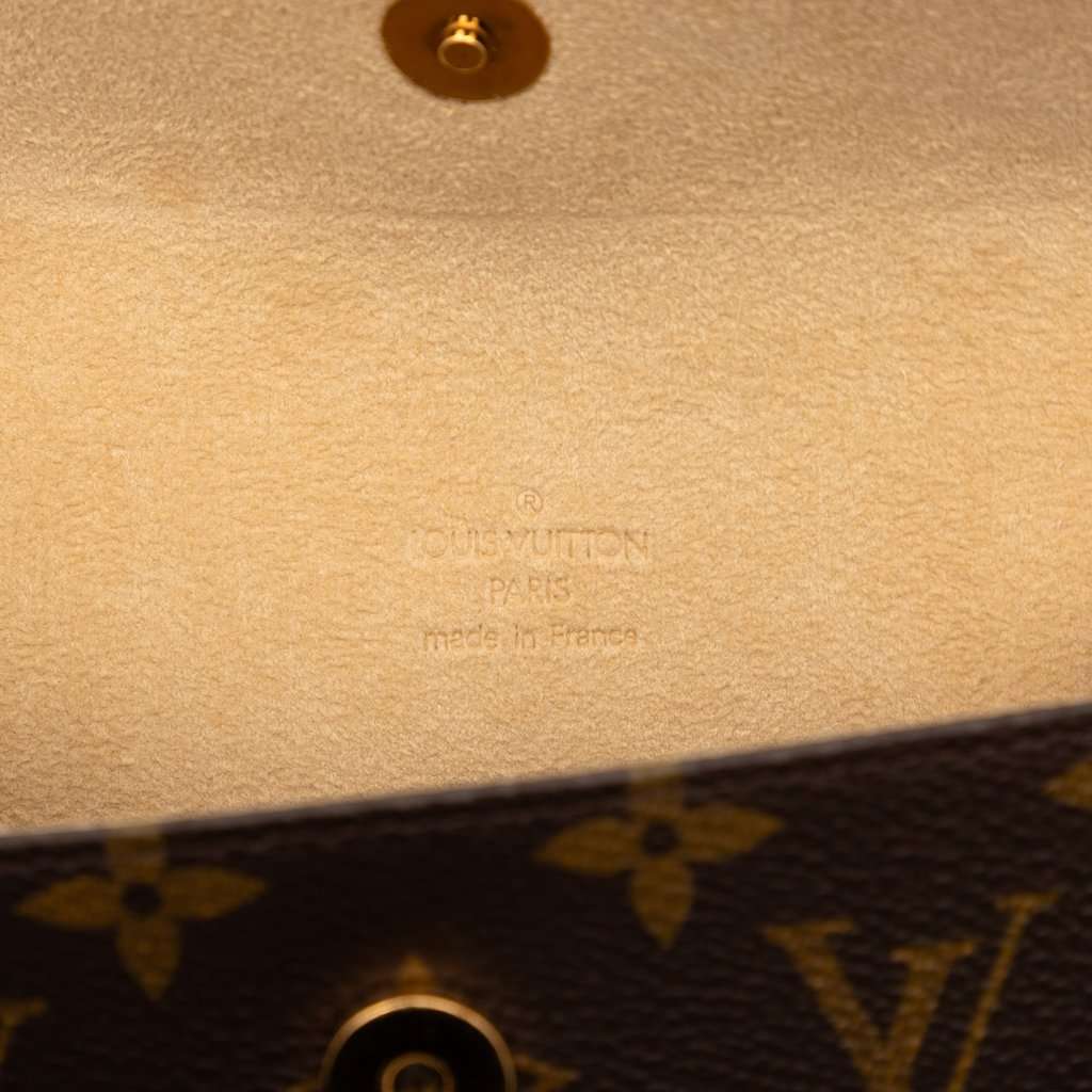Louis Vuitton Monogram Pochette Florentine Brown Very good - Box View