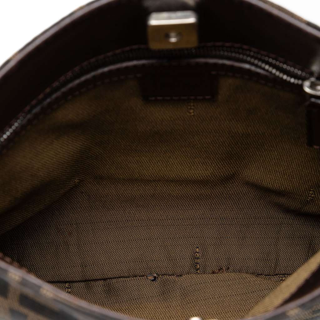 Fendi Zucca Canvas Shoulder Bag Brown Very good condition - Model View