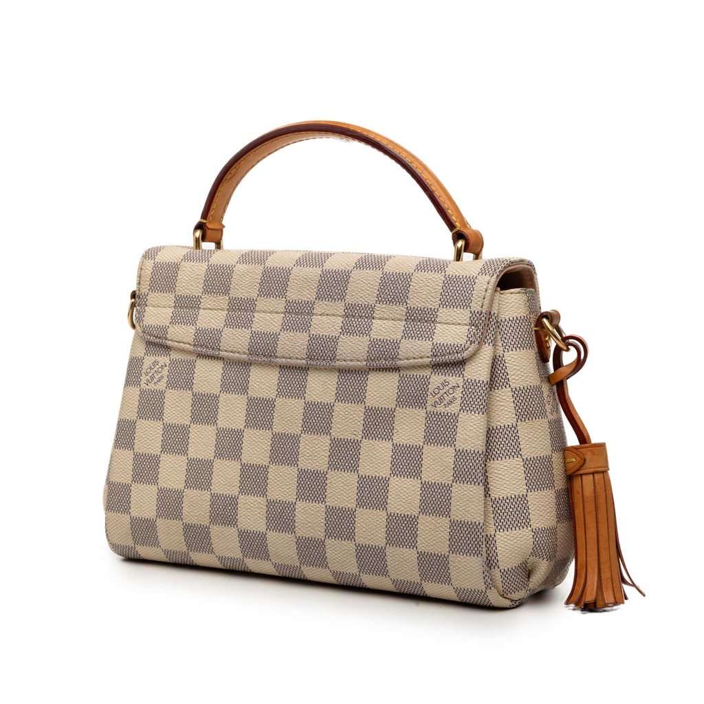 Louis Vuitton Damier Azur Croisette White Very good condition - Back View