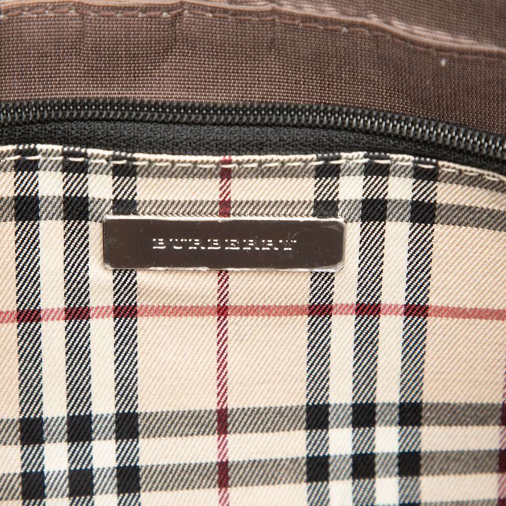 Burberry Leather Shoulder Bag Black Leather Very good - Box View