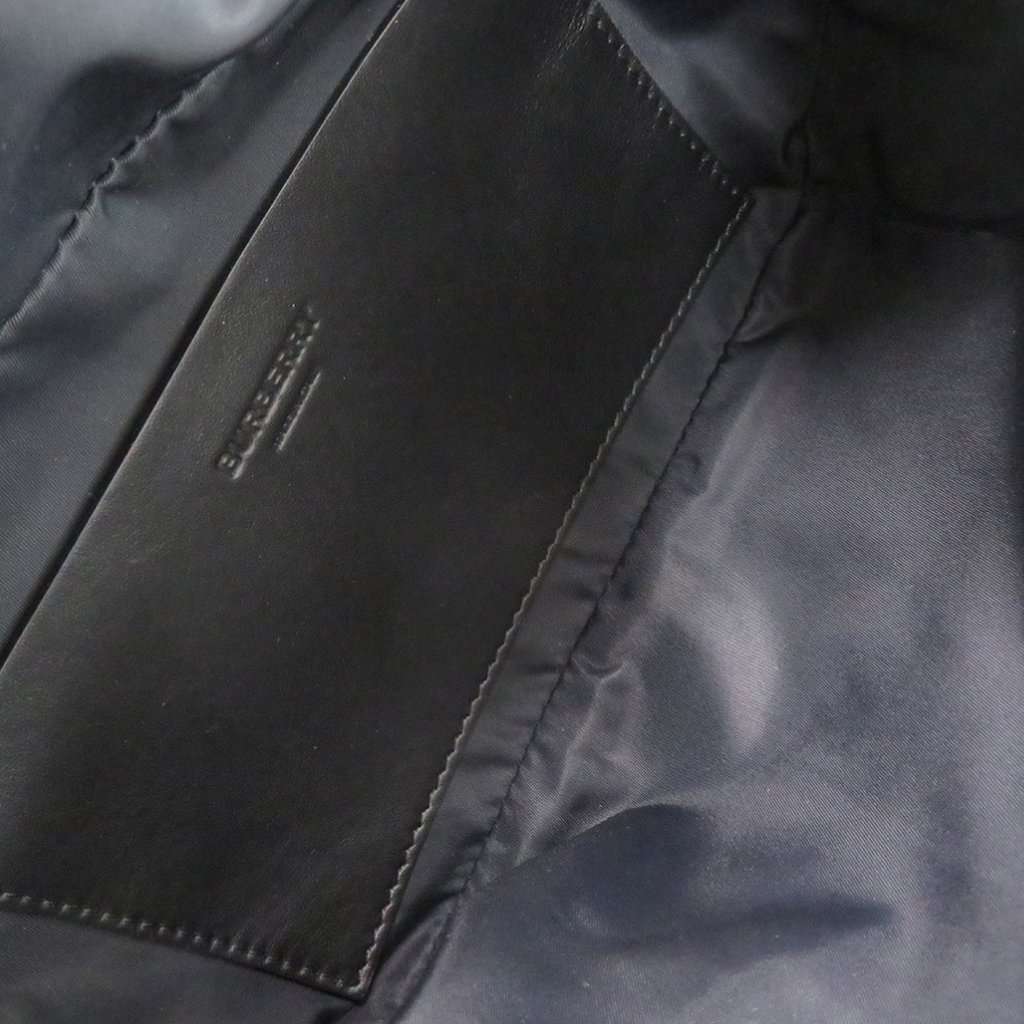 Burberry Logo Printed Nylon Belt Bag Brown Very good condition - Model View