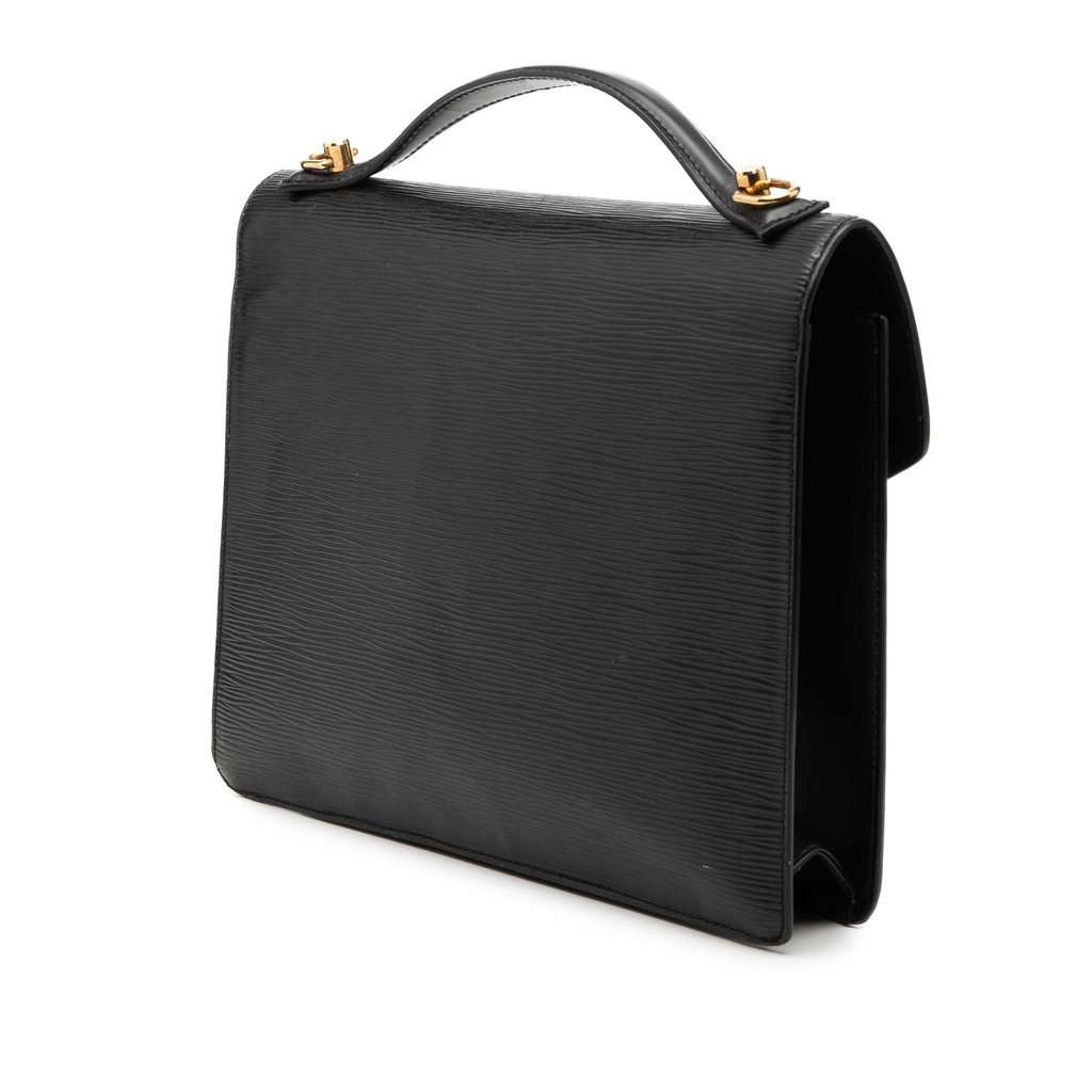 Louis Vuitton Epi Monceau 28 Black Leather Very good condition - Back View