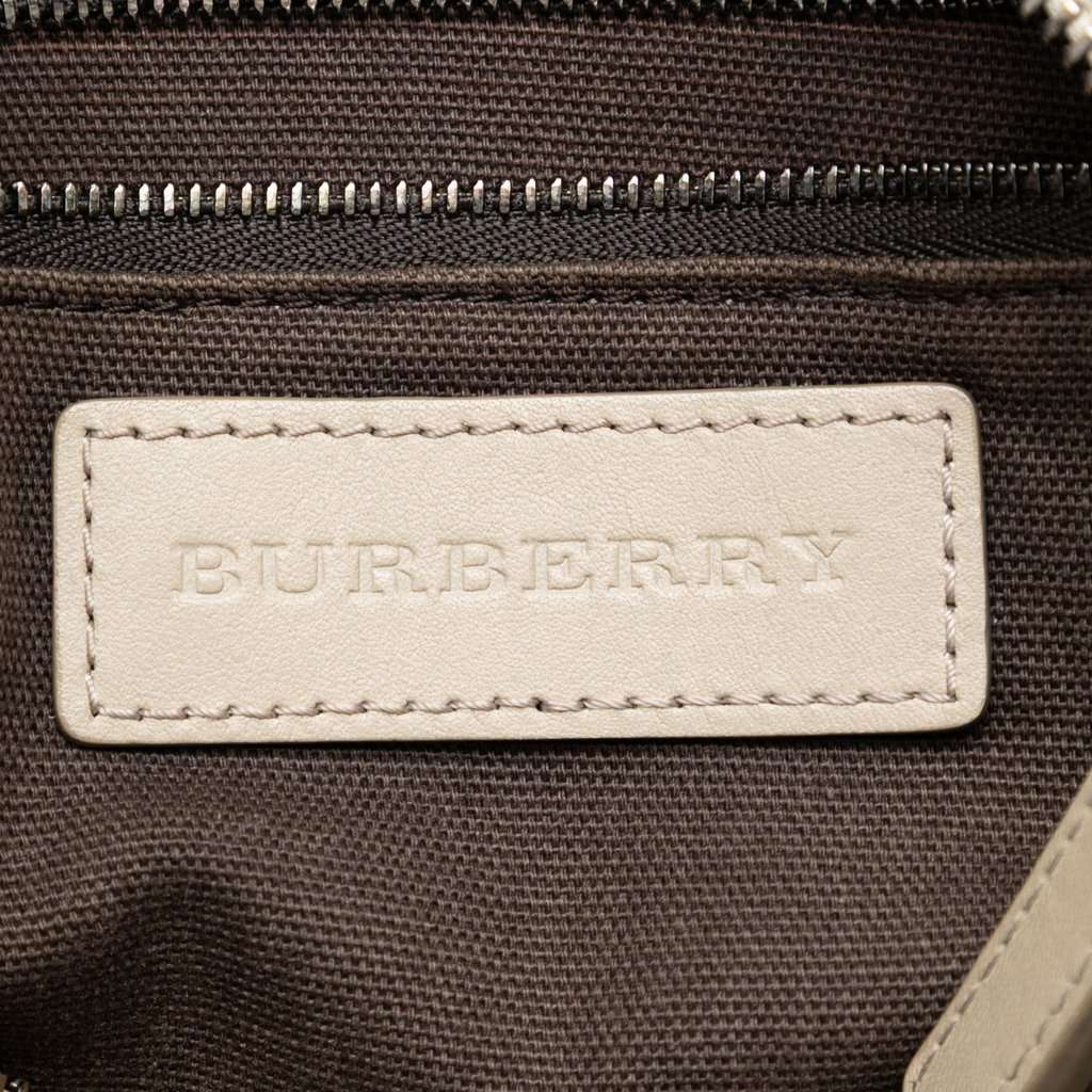 Burberry Smoke Check Coated Canvas Chester Boston Bag MultiColor Very good condition - Box View