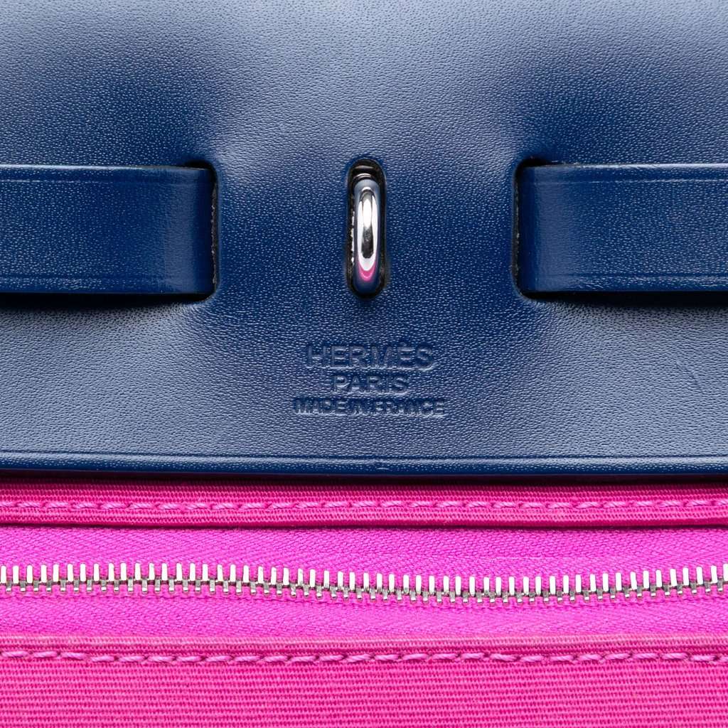 Hermès Toile Herbag Zip 31 Pink Very good condition - Box View