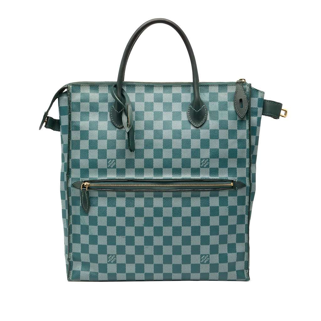 Louis Vuitton Damier Couleurs Mobil Piment Blue Good - Front View