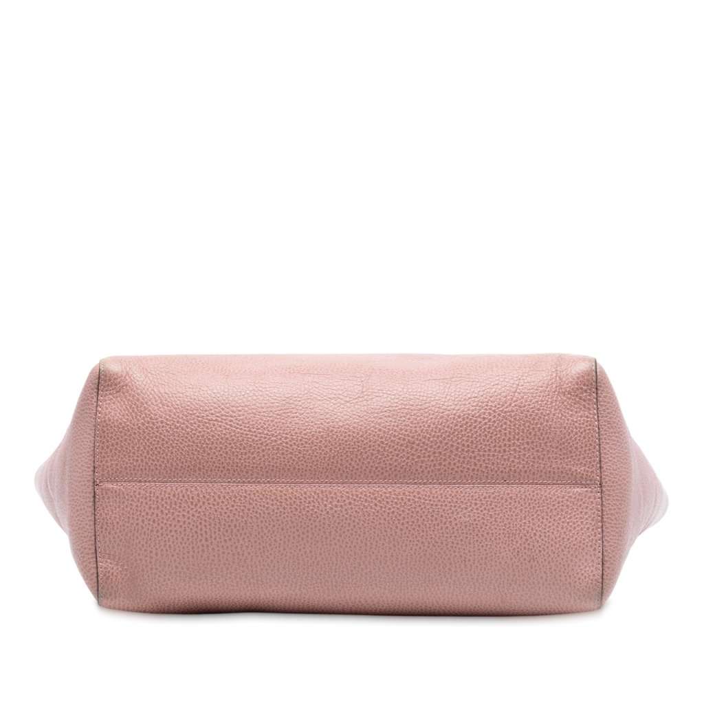 Gucci Medium Leather Swing Tote Pink Leather Very good condition - Inside View