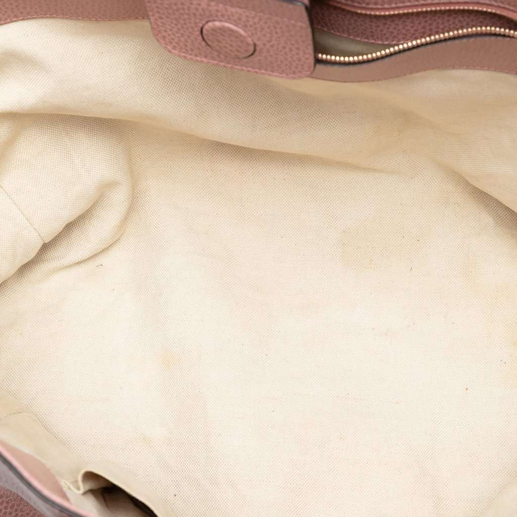 Gucci Medium Leather Swing Tote Pink Leather Very good condition - Model View