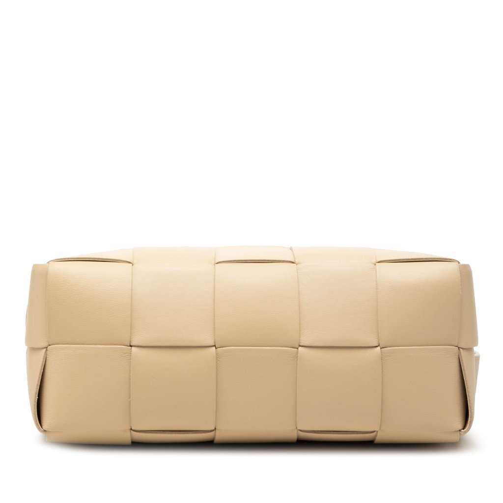 Bottega Veneta Small Nappa Intrecciato Brick Cassette Brown Leather Very good - Inside View