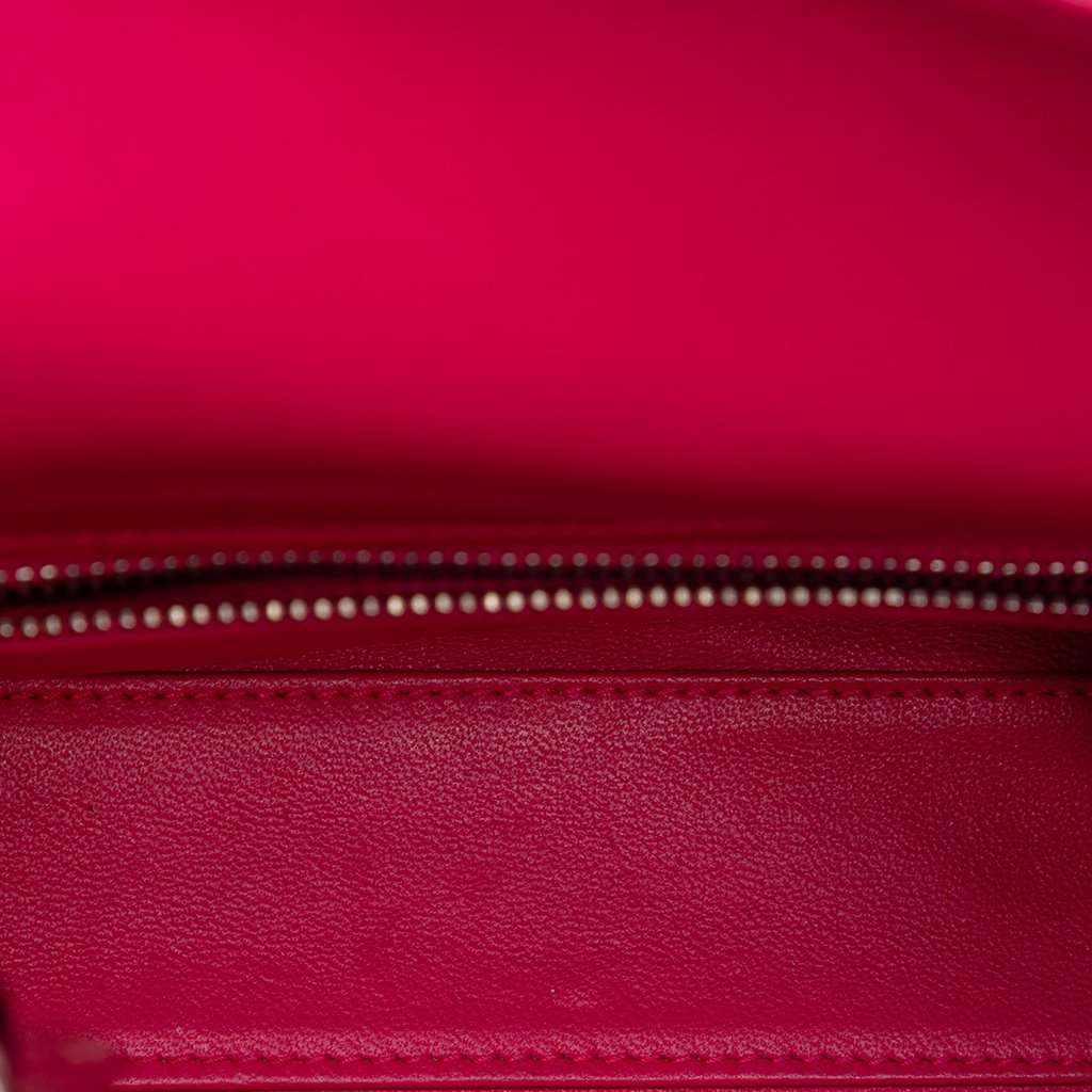 Dior Mini Tricolor Lambskin Cannage Lady Dior Brown Leather Very good condition - Model View