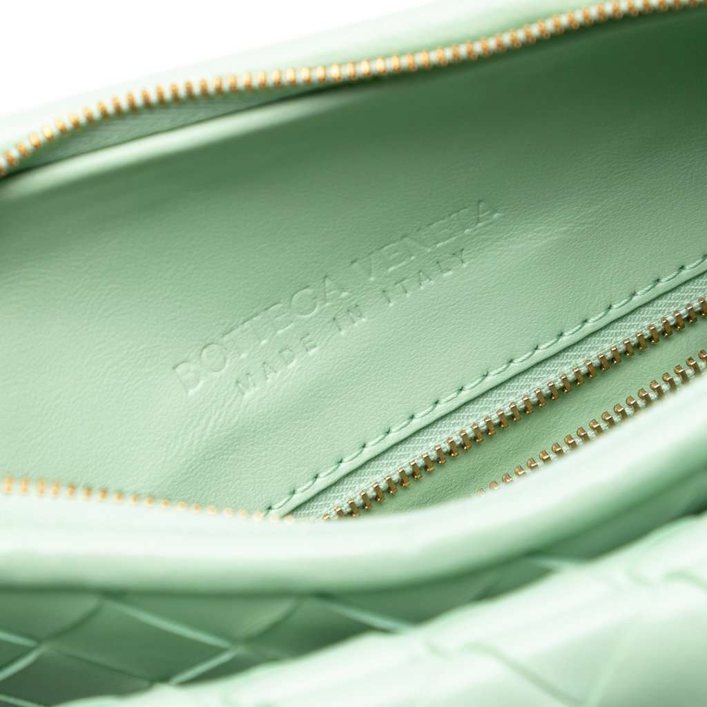Bottega Veneta Medium Nappa Intrecciato Gemelli Hobo Green Leather Very good - Box View