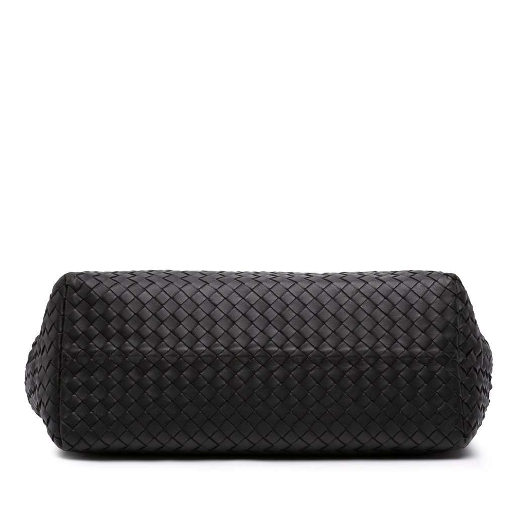 Bottega Veneta Medium Nappa Intrecciato Garda Tote Black Leather Very good - Inside View