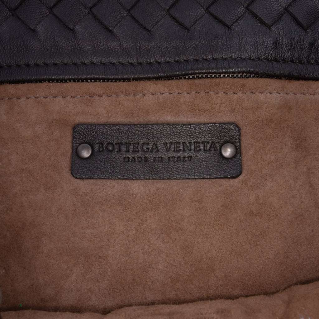 Bottega Veneta Medium Nappa Intrecciato Garda Tote Black Leather Very good - Box View
