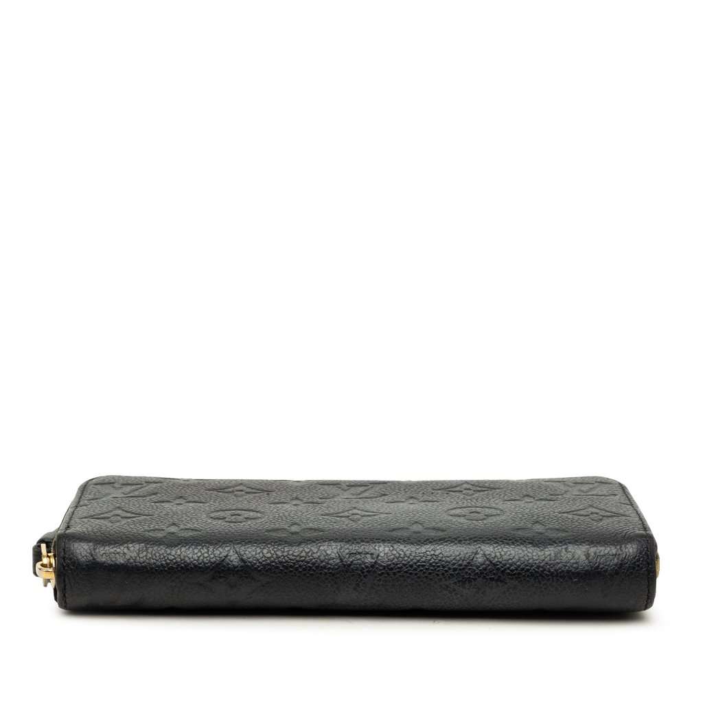 Louis Vuitton Monogram Empreinte Zippy Long Wallet Black Leather Very good - Inside View