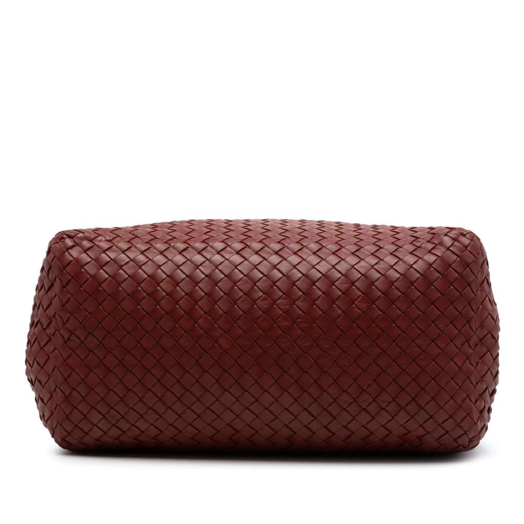 Bottega Veneta Medium Nappa Intrecciato Cesta Tote Red Leather Very good condition - Inside View