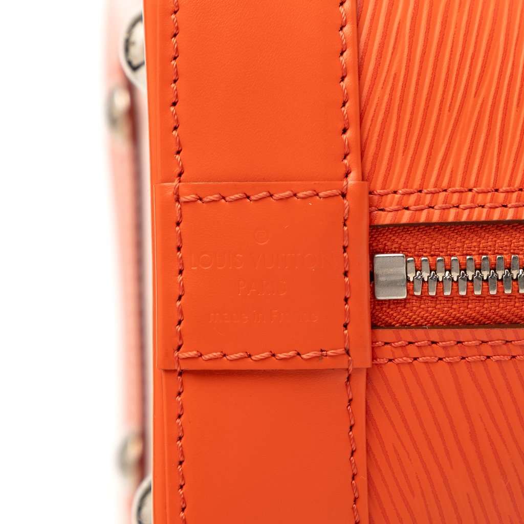 Louis Vuitton Epi Alma PM Orange Leather Very good condition - Box View