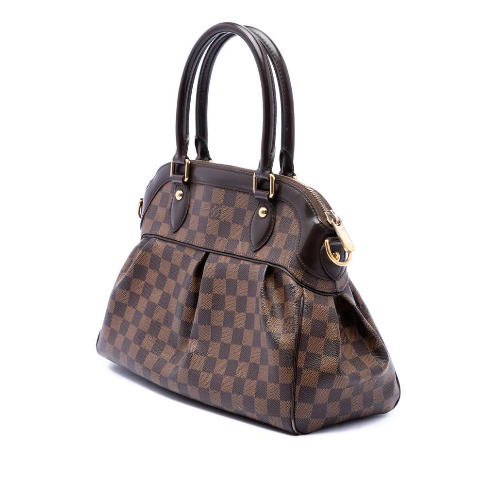 Louis Vuitton Damier Ebene Trevi PM Brown Very good condition - Back View