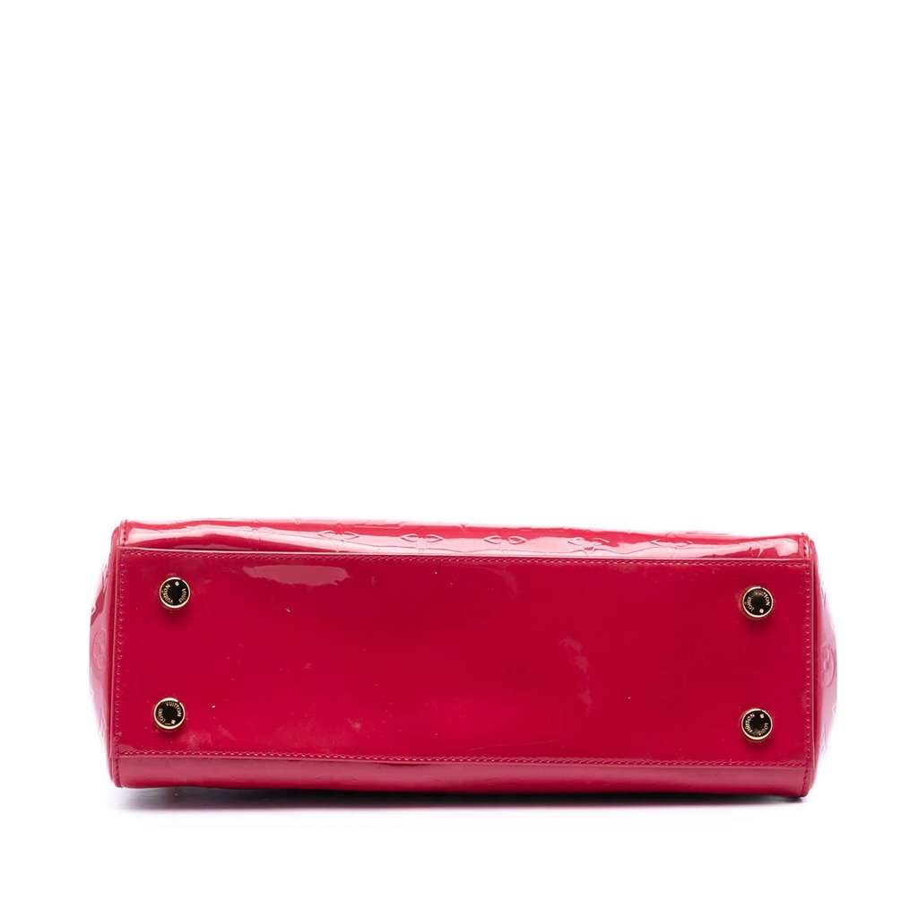 Louis Vuitton Monogram Vernis Brea MM Red Leather Very good condition - Inside View