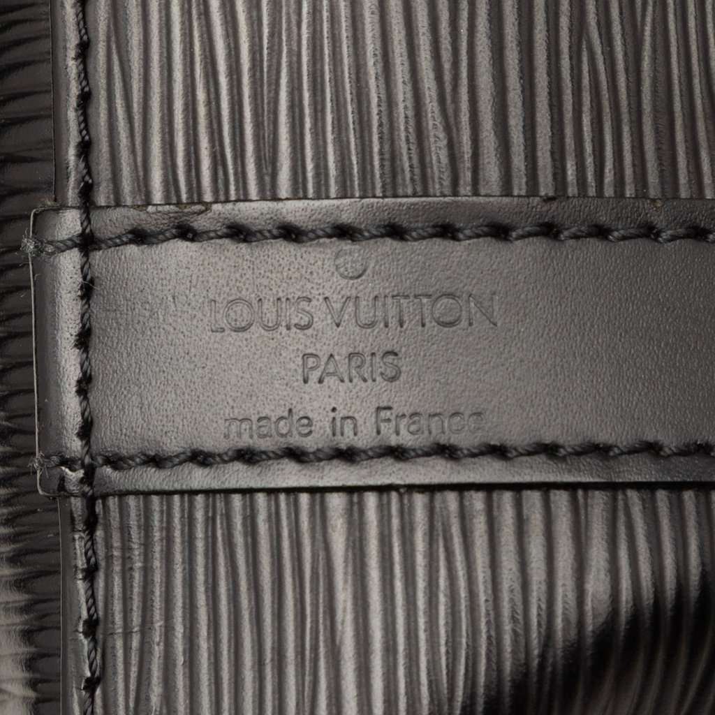 Louis Vuitton Epi Petit Noe Black Leather Very good condition - Box View