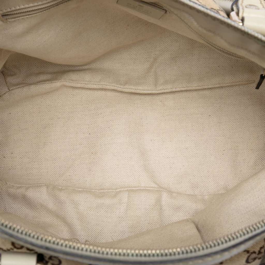 Gucci GG Canvas Sukey Satchel Beige Very good condition - Model View