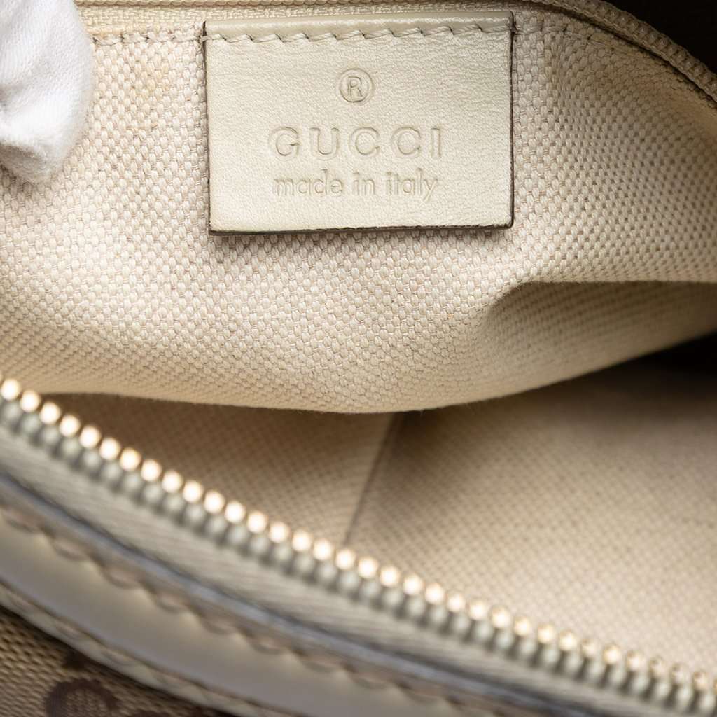Gucci GG Canvas Sukey Satchel Beige Very good condition - Box View