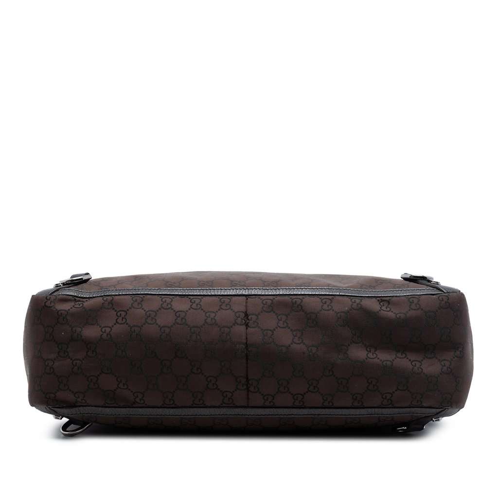 Gucci GG Nylon Abbey D Ring Tote Brown Very good condition - Inside View