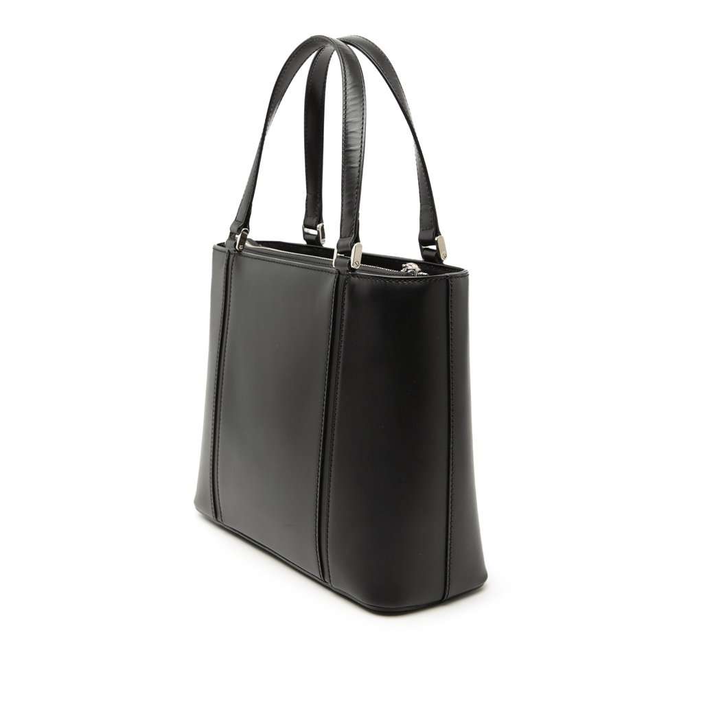 Burberry Leather Handbag Black Leather Very good condition - Back View