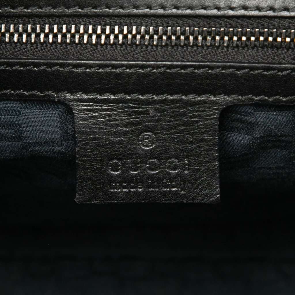 Gucci Canvas Shoulder Bag Black Very good condition - Box View