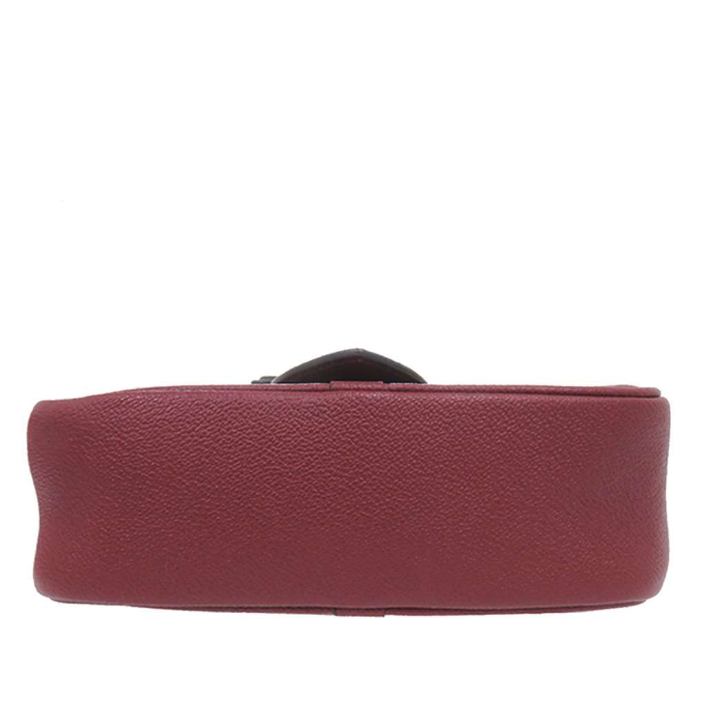 Burberry Small Leather Medley Buckle Crossbody Red Leather Very good condition - Inside View
