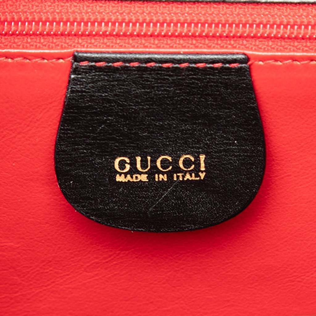 Gucci Smooth Calfskin Lady Lock Satchel Black Leather Very good condition - Box View