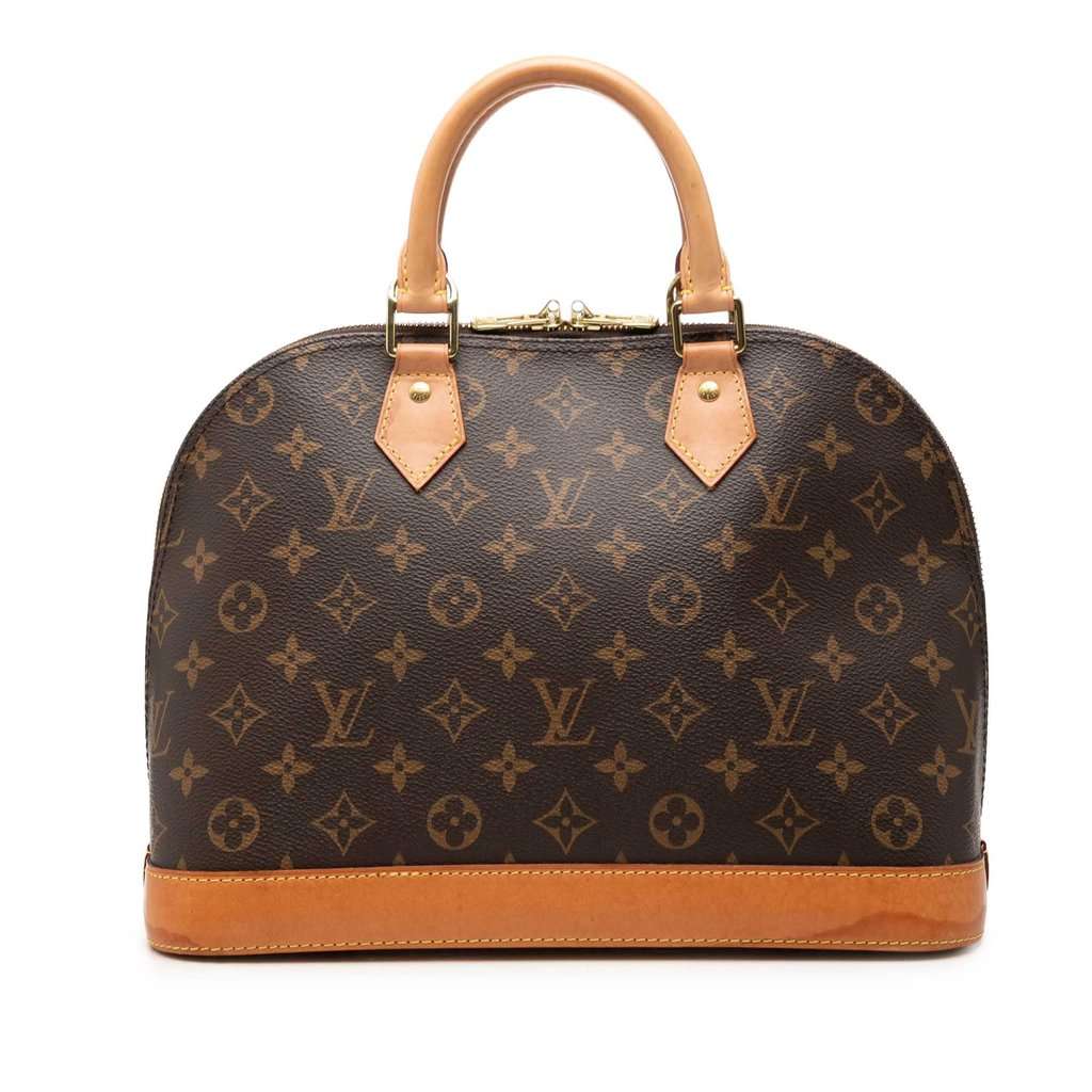 Louis Vuitton Monogram Alma PM Brown Very good - Front View