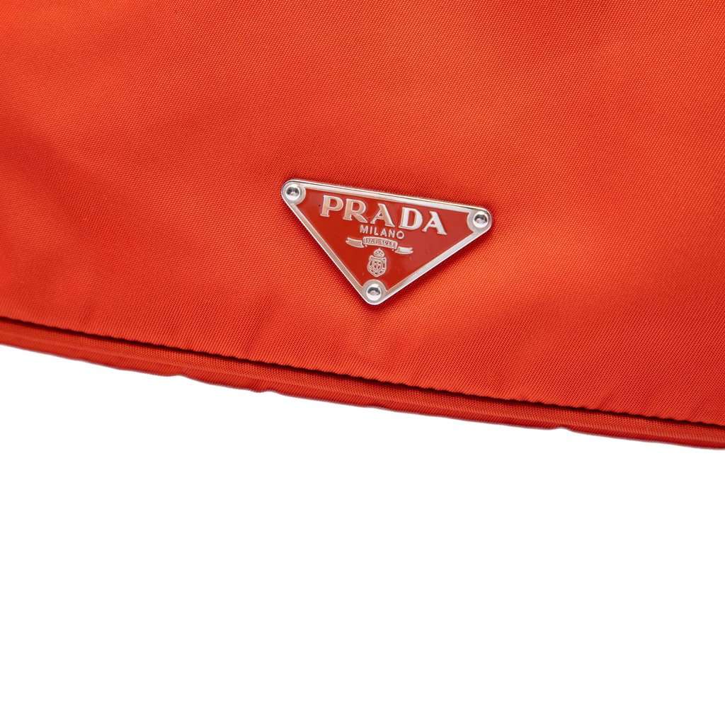Prada Tessuto Sirio Shoulder Bag Orange Very good condition - Box View