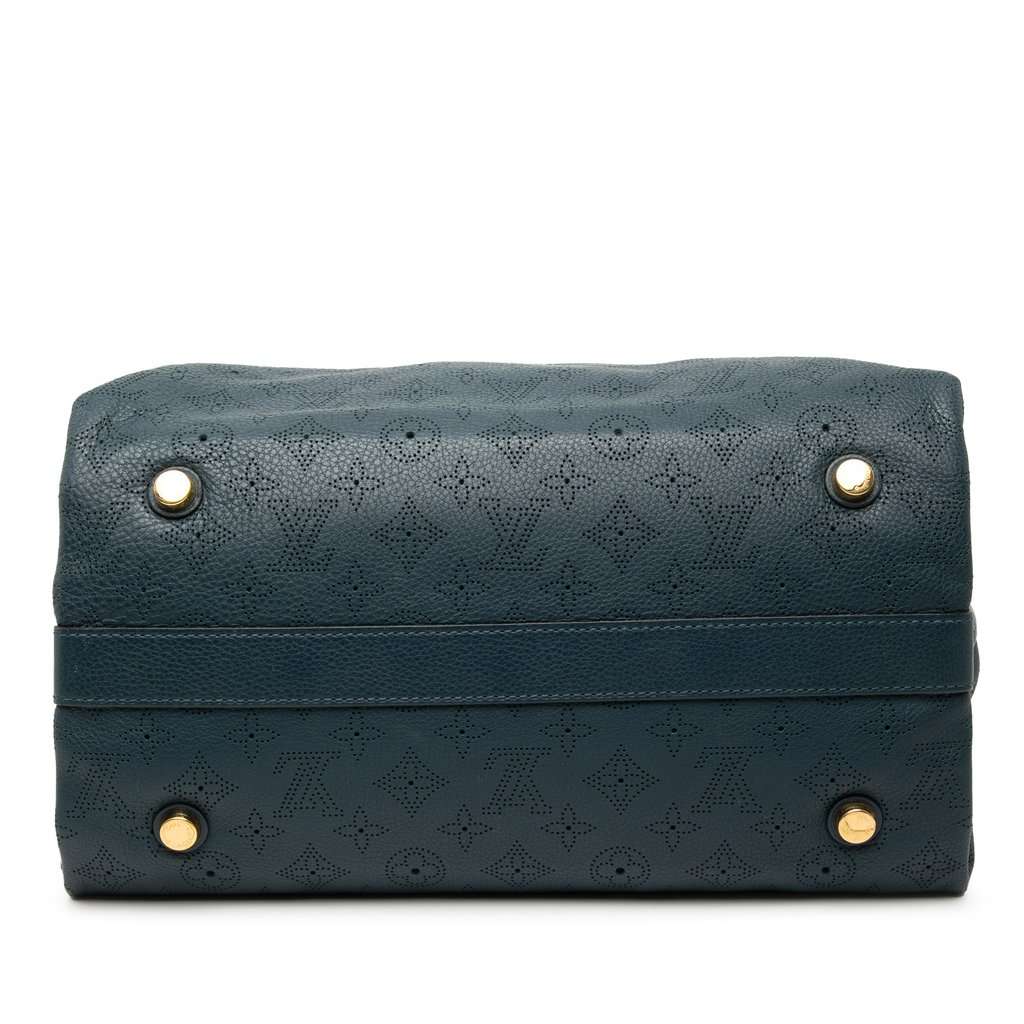 Louis Vuitton Monogram Mahina Cirrus MM Blue Leather Very good condition - Inside View