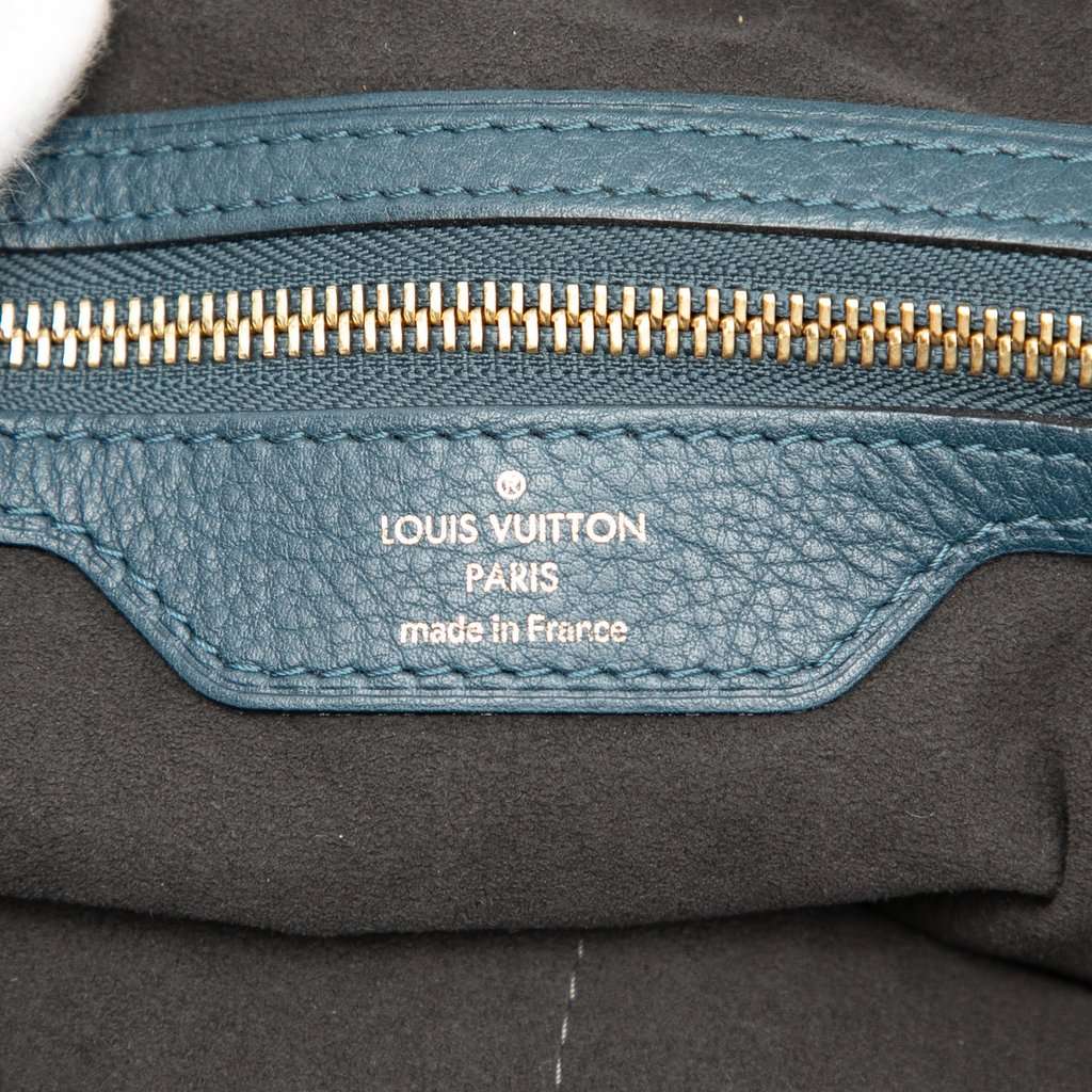 Louis Vuitton Monogram Mahina Cirrus MM Blue Leather Very good condition - Box View