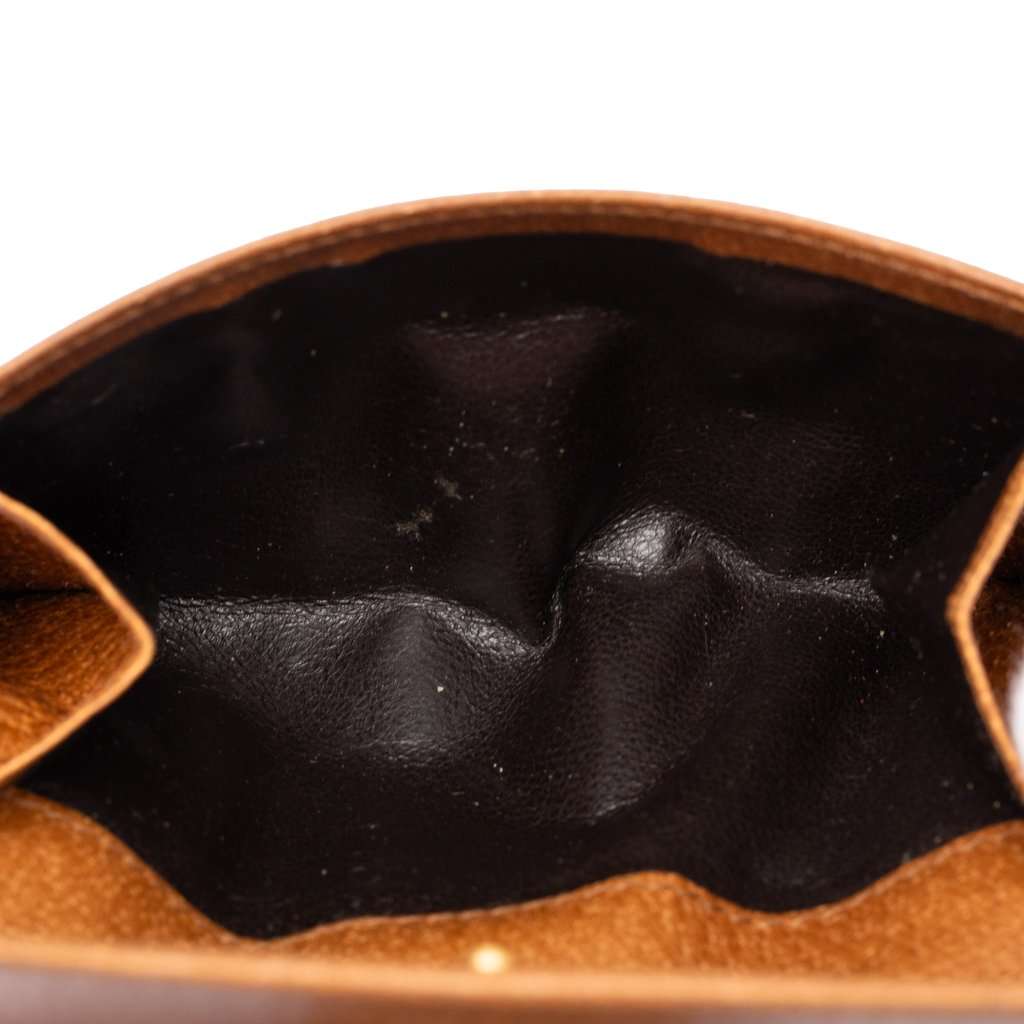 Gucci Calfskin French Flap Wallet Brown Leather Very good condition - Box View