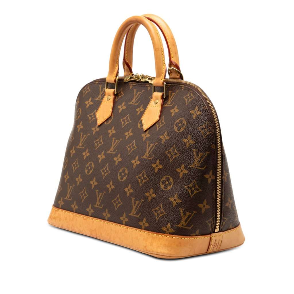 Louis Vuitton Monogram Alma PM Brown Very good condition - Back View