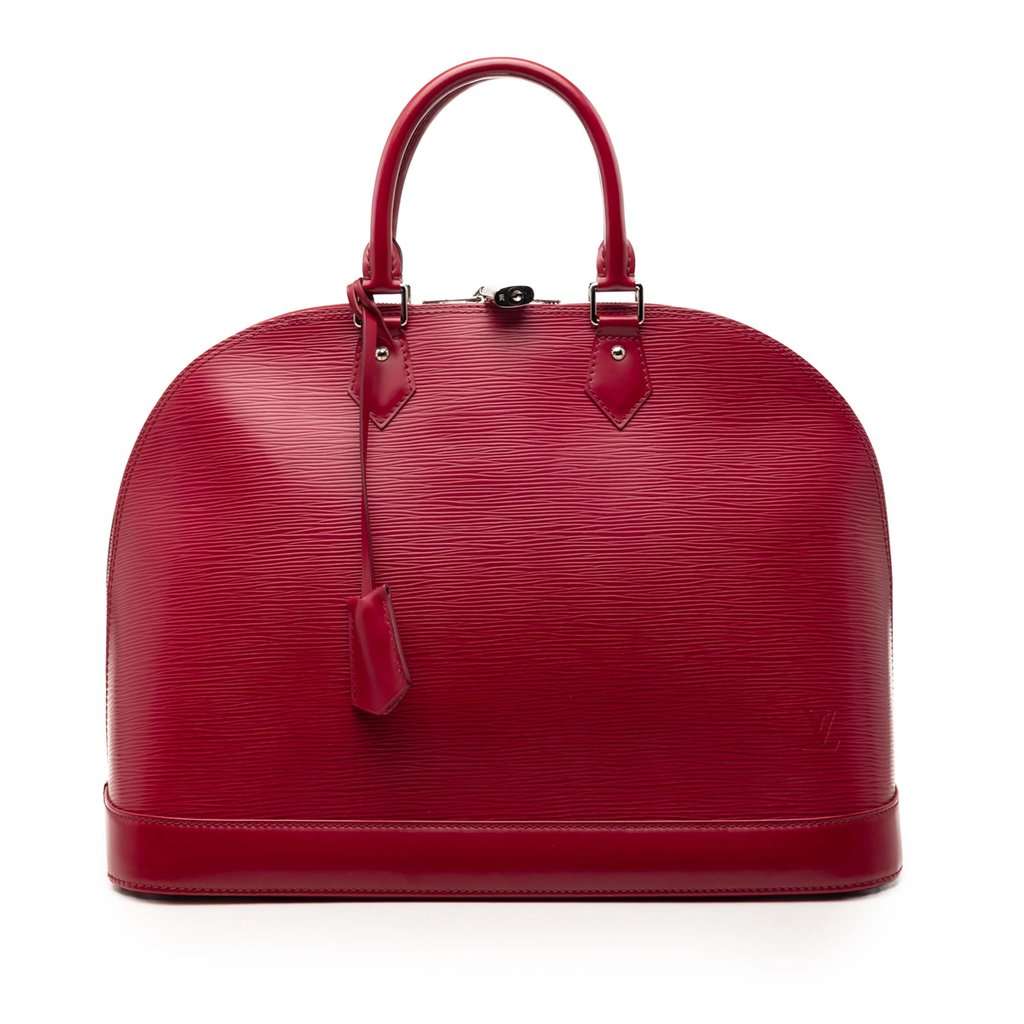 Louis Vuitton Epi Alma GM Red Leather Very good condition - Front View