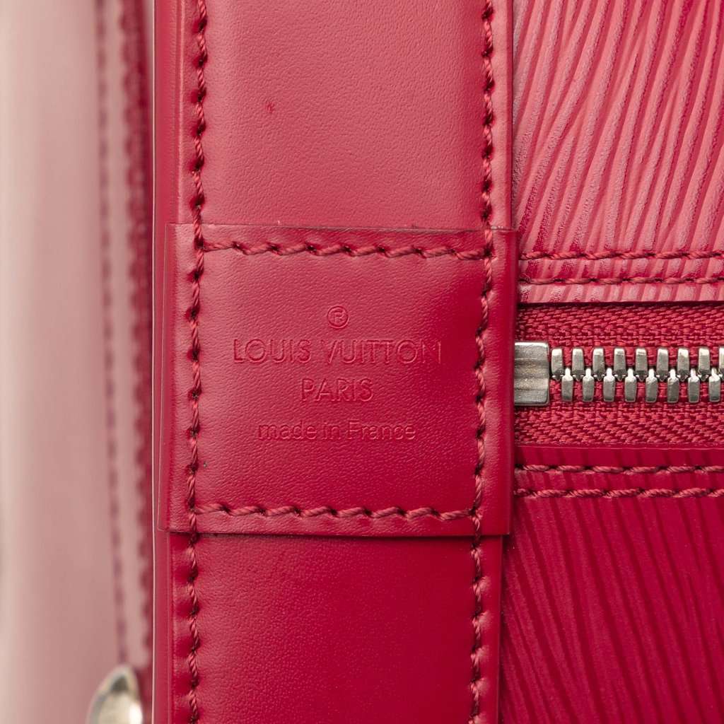 Louis Vuitton Epi Alma GM Red Leather Very good condition - Box View
