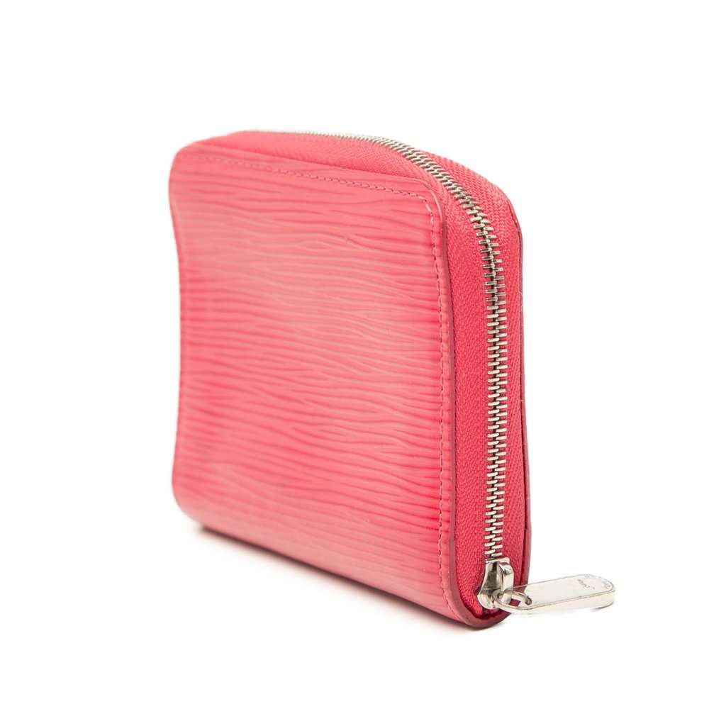 Louis Vuitton Epi Zippy Coin Purse Pink Leather Very good condition - Back View