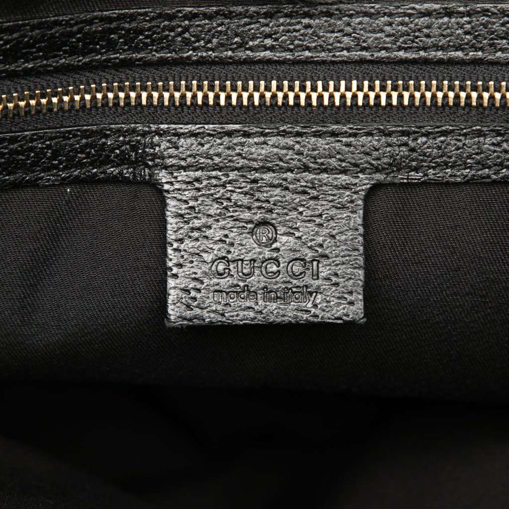 Gucci GG Canvas Charmy Tote Black Very good condition - Box View