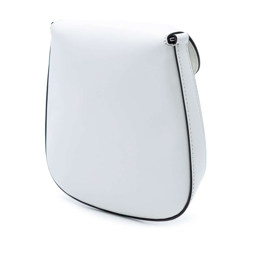 Prada Mini Brushed Leather Cleo Bag White Leather Very good condition - Back View