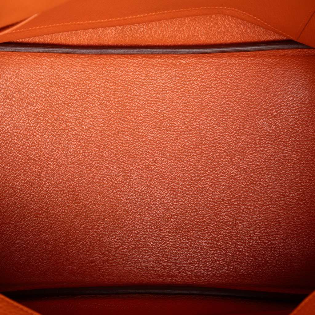 Hermès Togo Birkin Retourne 35 Orange Leather Very good condition - Model View
