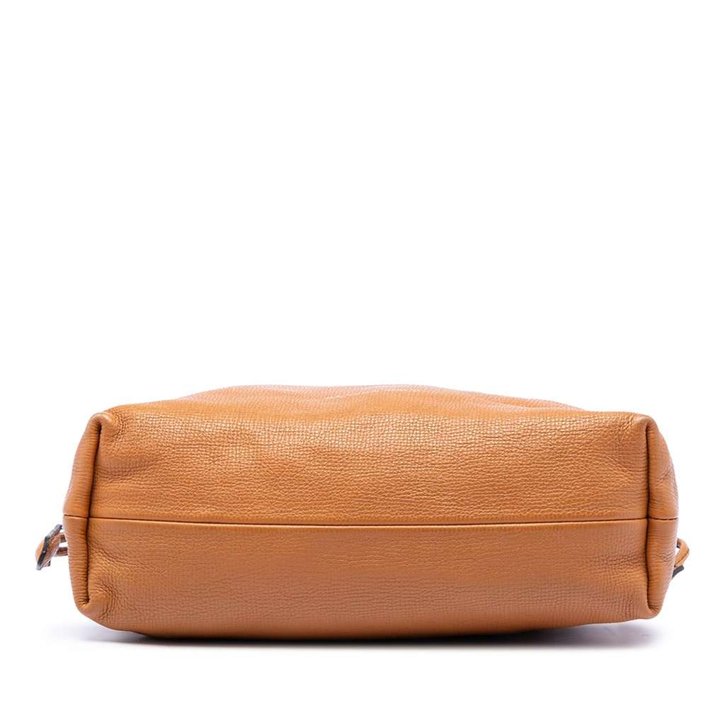Burberry House Check Canvas and Calfskin Little Crush Crossbody Brown Leather Very good condition - Inside View