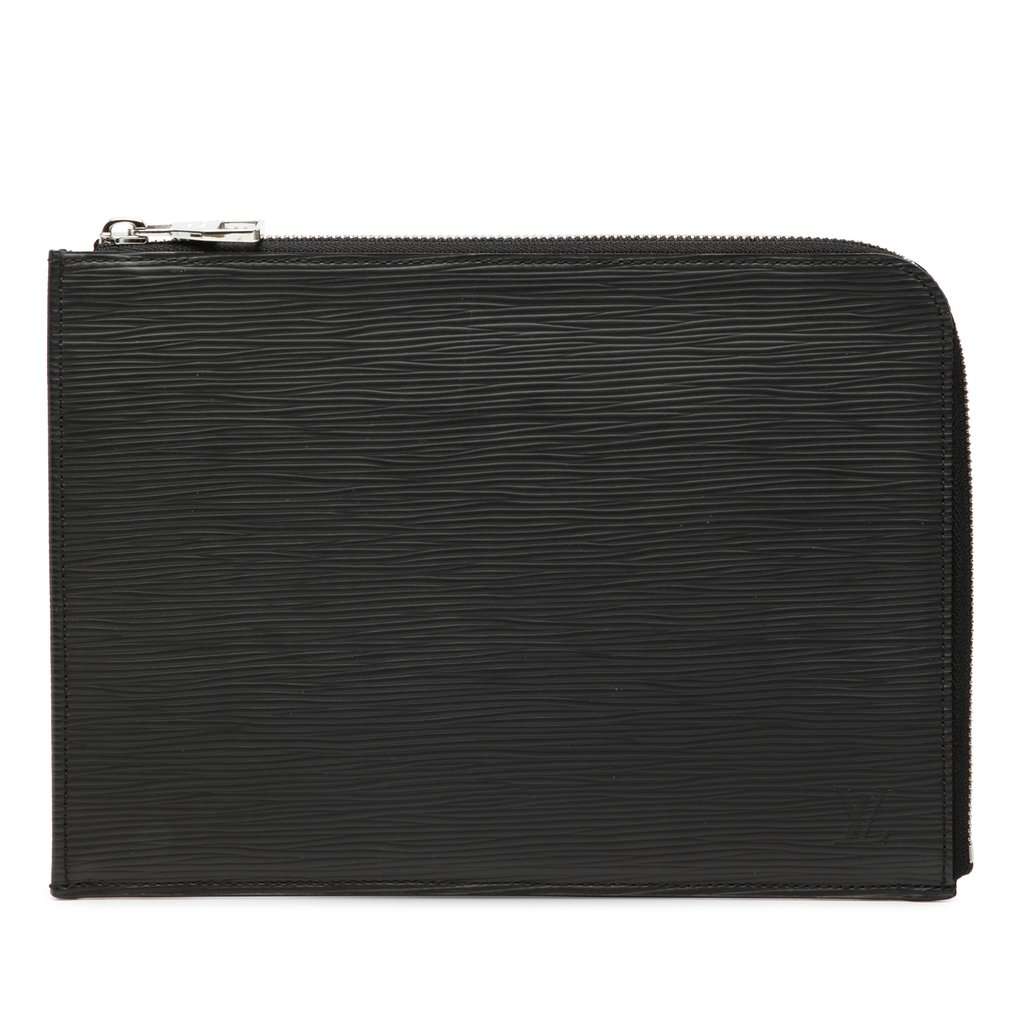 Louis Vuitton Epi Pochette Jour PM Black Leather Very good condition - Front View