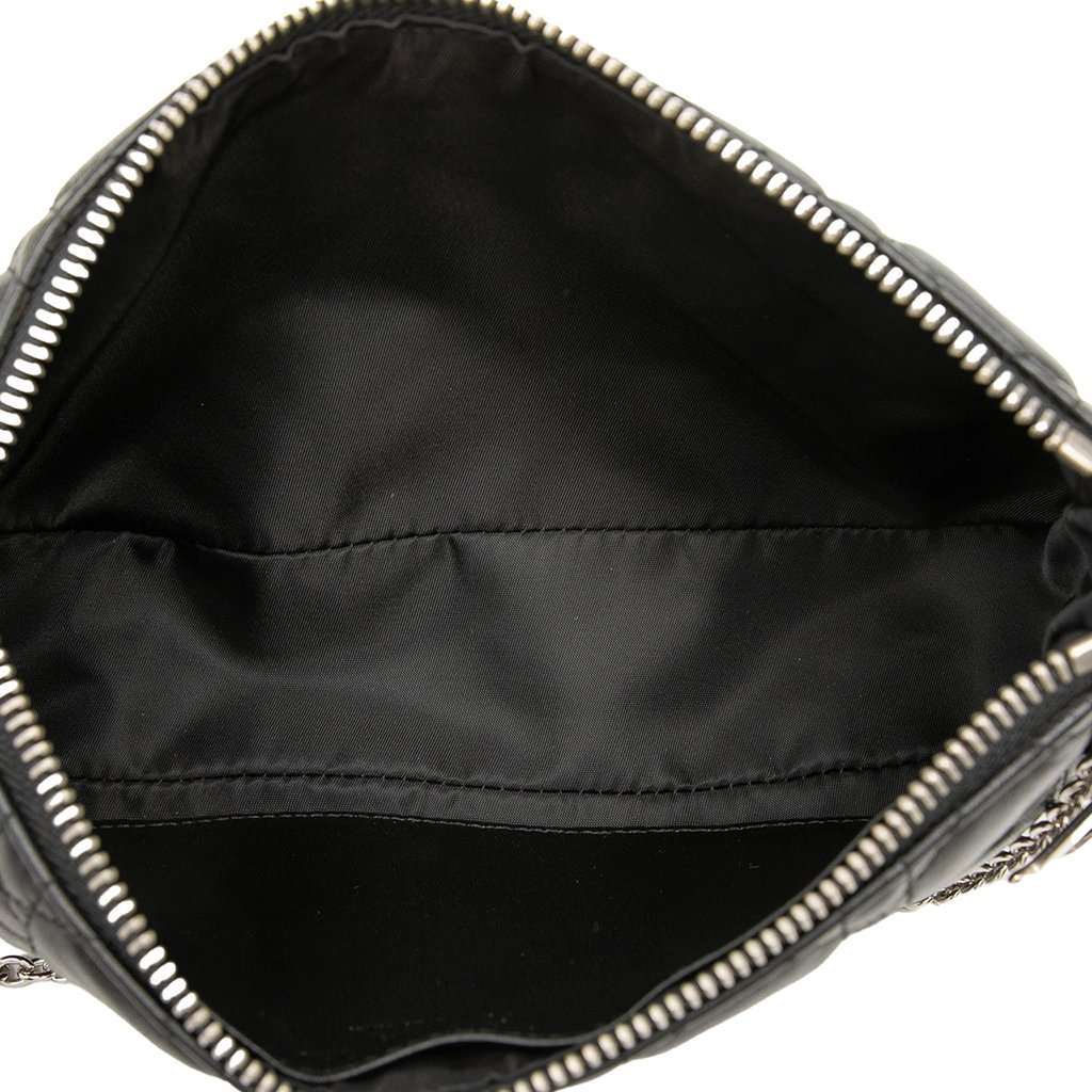 Dior Lambskin Cannage Pochette Black Leather Very good - Box View
