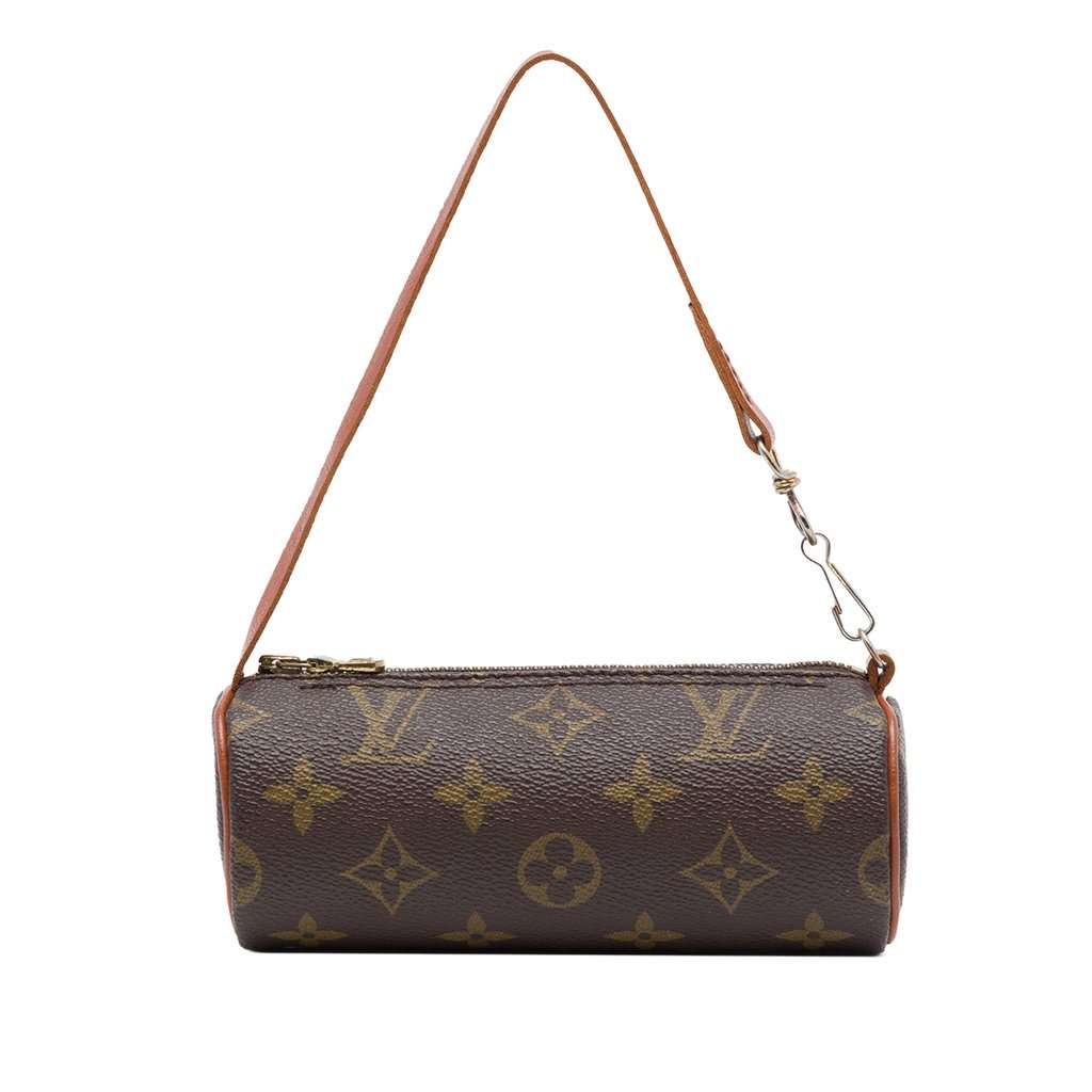 Louis Vuitton Monogram Papillon Pochette Brown Very good - Front View