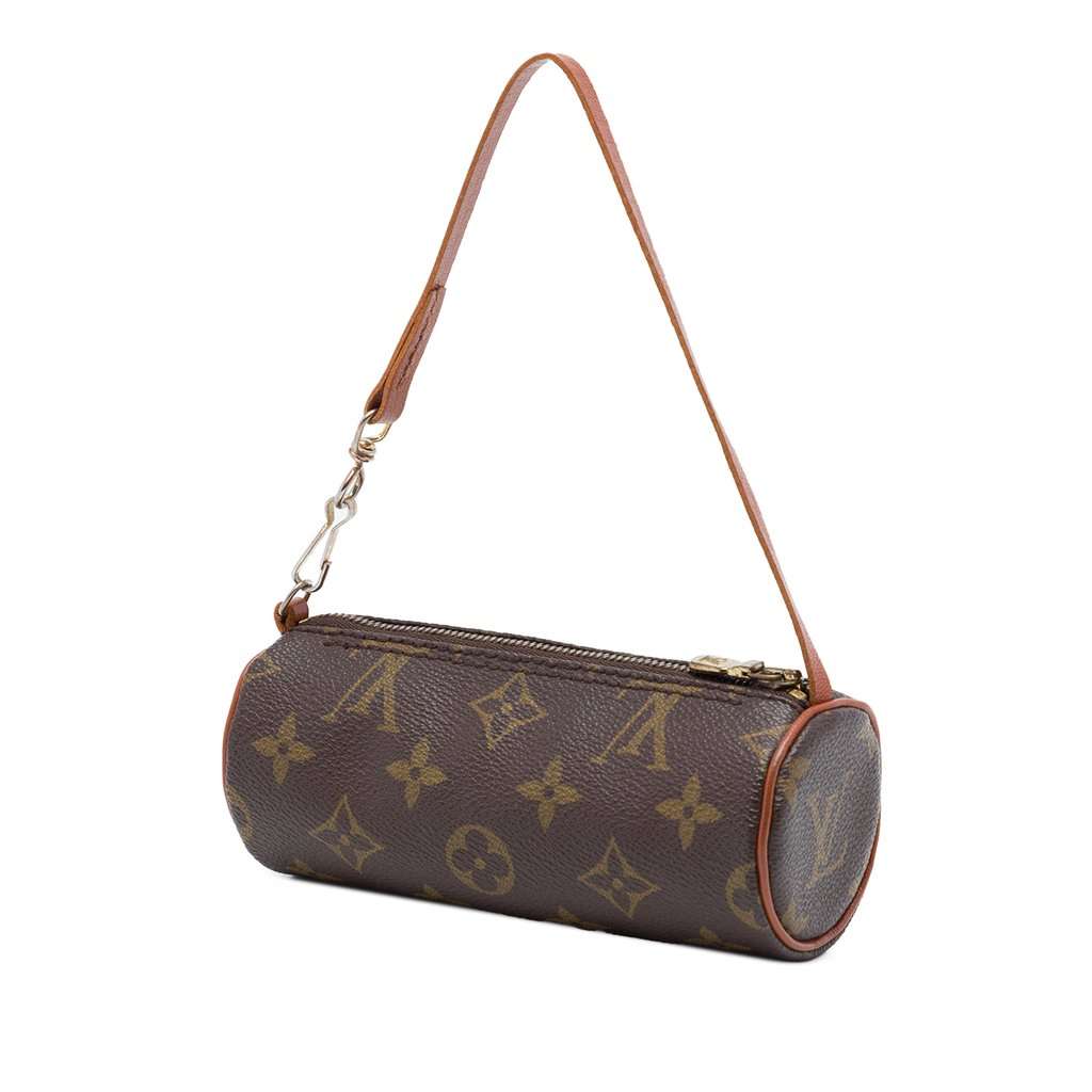 Louis Vuitton Monogram Papillon Pochette Brown Very good - Back View