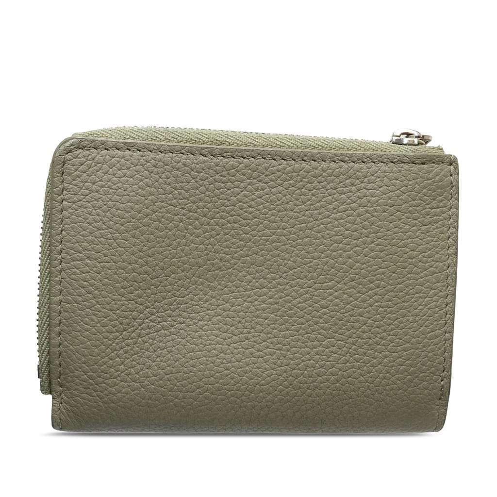 Louis Vuitton Aerogram Pilot Trifold Wallet Grey Leather Very good condition - Back View