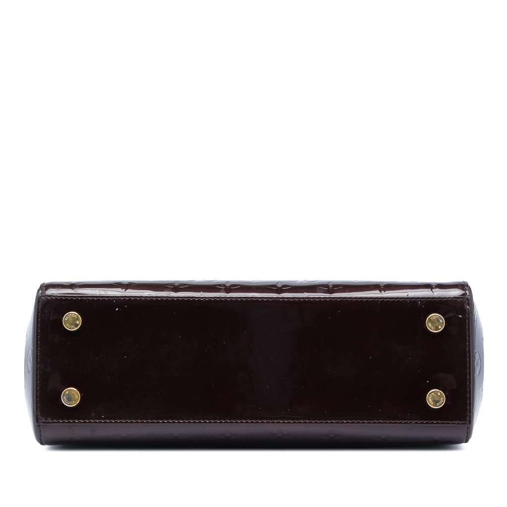 Louis Vuitton Monogram Vernis Brea MM Purple Leather Very good - Inside View