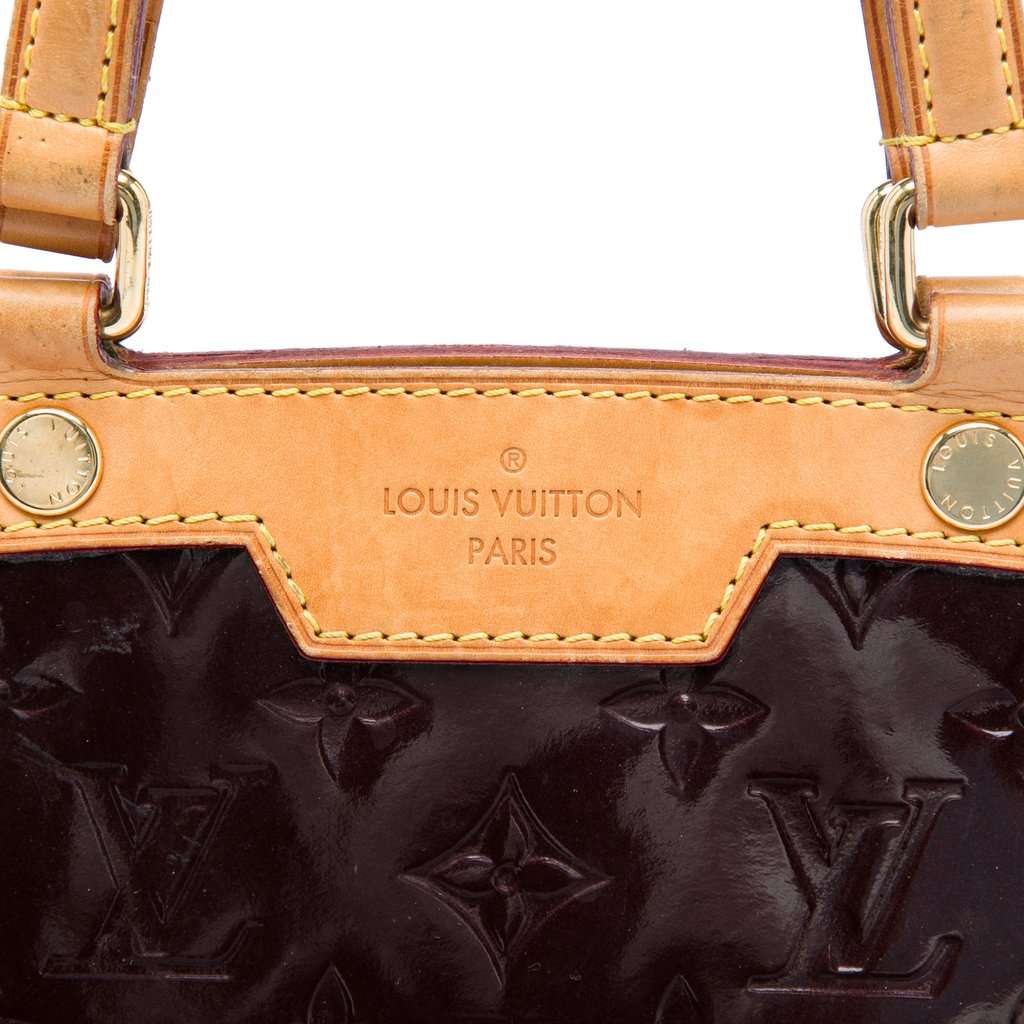 Louis Vuitton Monogram Vernis Brea MM Purple Leather Very good - Box View