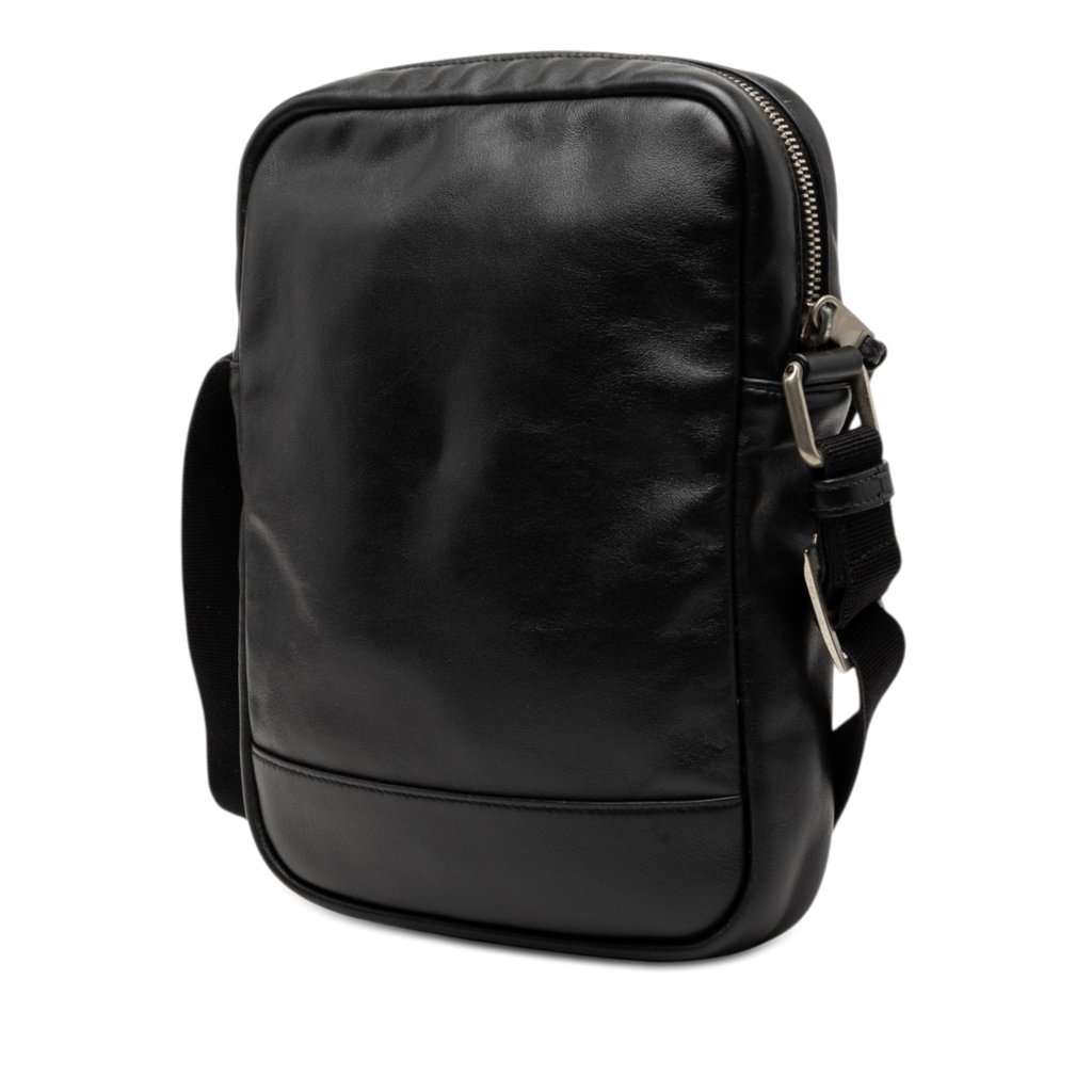Saint Laurent Calfskin Rivington Crossbody Black Leather Very good condition - Back View